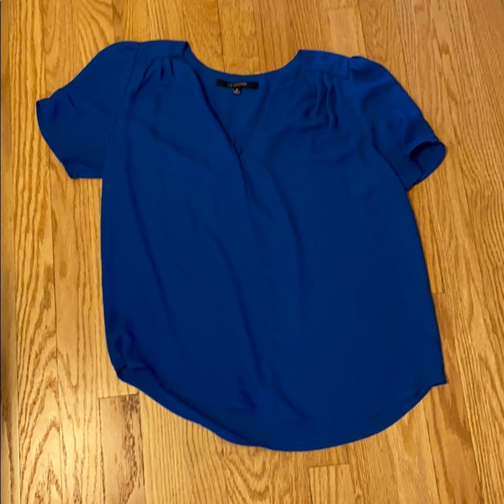 Blue Dress Blouse